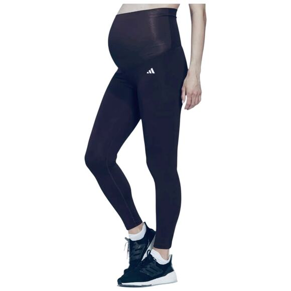 NWOT adidas  Aeroready Supportive Super High WaistMaternity Leggings Size Large - Picture 1 of 9